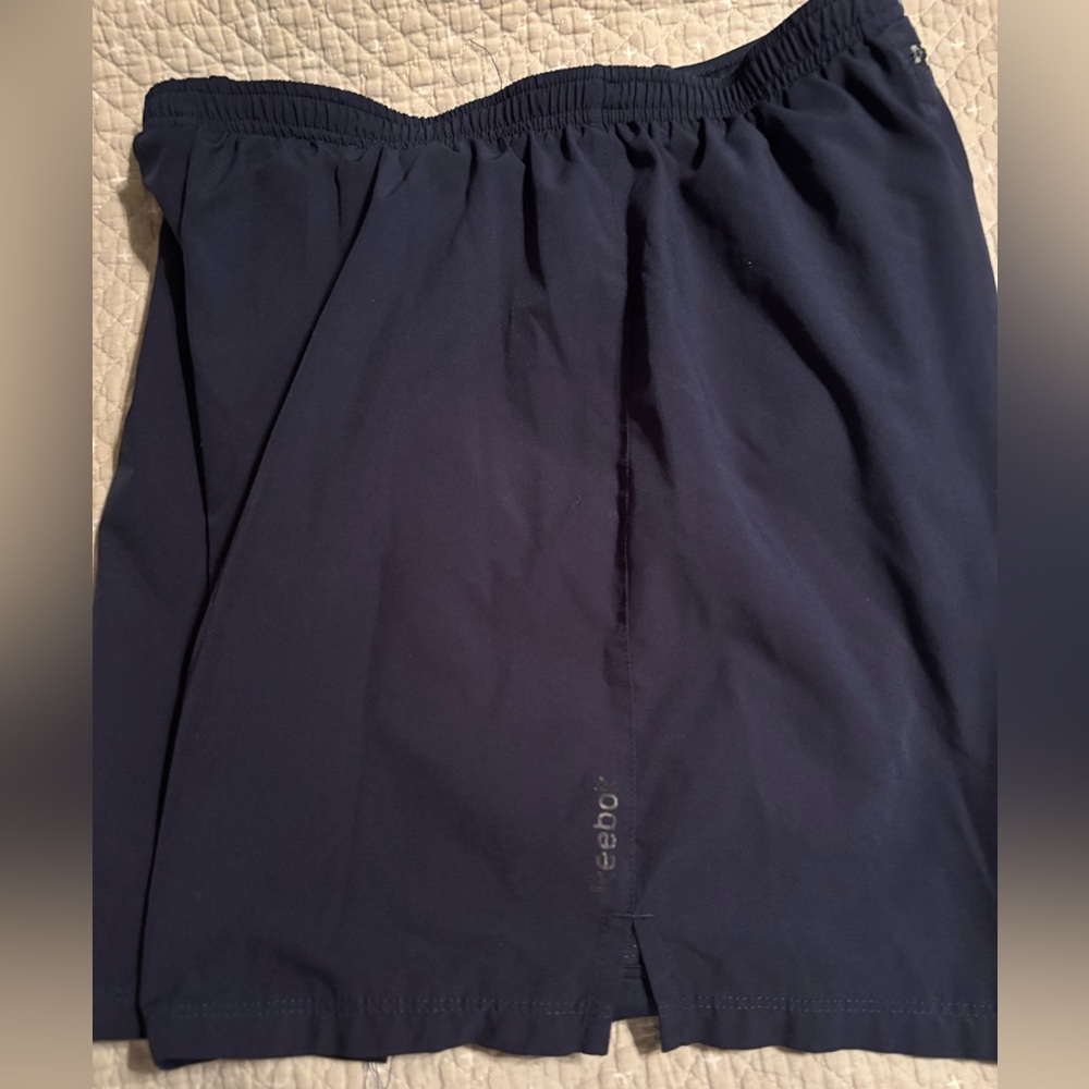 Reebok Dark Blue Athletic Shorts